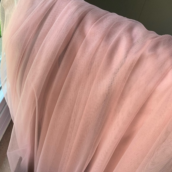 Dusty Rose Tulle Maxi Skirts - Picture 4 of 8